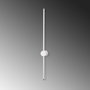 Opviq Sword - 13486 Lámpara de pared Blanca de Metal